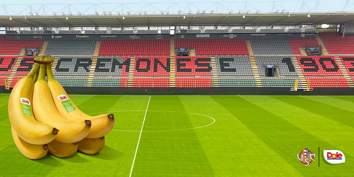 La frutta fresca di Dole continua a supportare U.S Cremonese